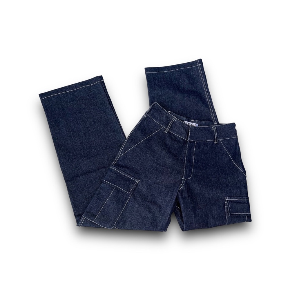 I.AM.GIA Ace Belted Denim Cargo Pants